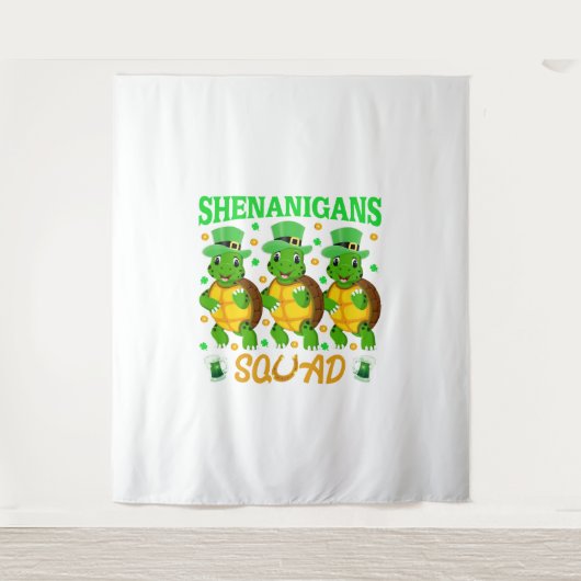 Shenanigans Squad St. Patrick's Day Schattigee sch Wandkleed (Voorkant)