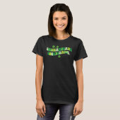Shenanigans Squad St Patrick's Day Shamrock Groovy T-shirt (Voorkant volledig)