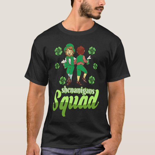 Shenanigans Squad St Patricks Day T-shirt (Voorkant)