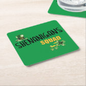Shenanigans Squad, St. Patrick's Day Team Kartonnen Onderzetters (Schuin)