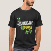 Shenanigans Squad, St. Patricks Day Team, Shamrock T-shirt (Voorkant)