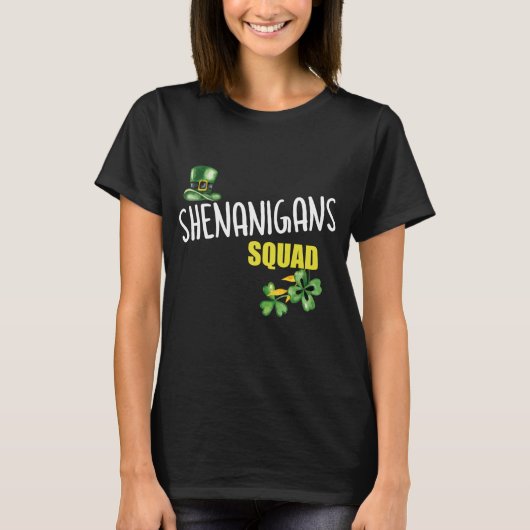 Shenanigans Squad, St. Patricks' Day Team T-shirt (Voorkant)
