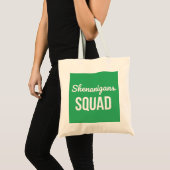 Shenanigans Squad St Patrick's Day Tote Bag (Voorkant (product))