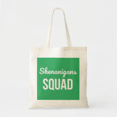 Shenanigans Squad St Patrick's Day Tote Bag (Voorkant)