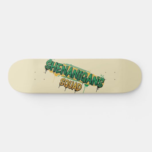 Shenanigans Squad Street Patrick's Day Persoonlijk Skateboard (Horizontaal)