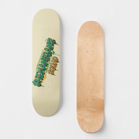Shenanigans Squad Street Patrick's Day Persoonlijk Skateboard (Voorkant)