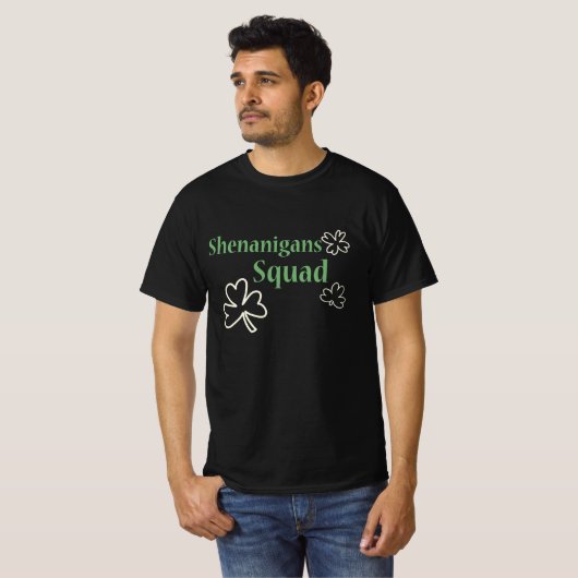 Shenanigans Squad Street Patrick's Day T-shirt (Voorkant volledig)