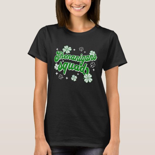 Shenanigans Squad T St Patrick's Day T-shirt (Voorkant)