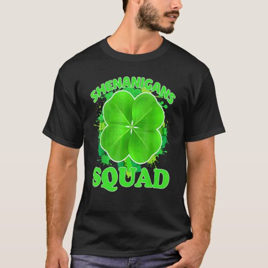 Shenanigans Squad Teacher St Patricks Day Shenanig T-shirt (Voorkant)