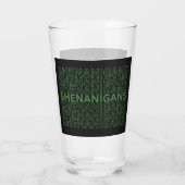  Shenanigans St. Patrick's Day Glas (Achterkant)