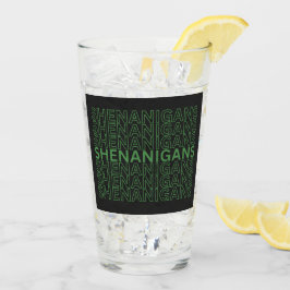 Shenanigans St. Patrick's Day Glas