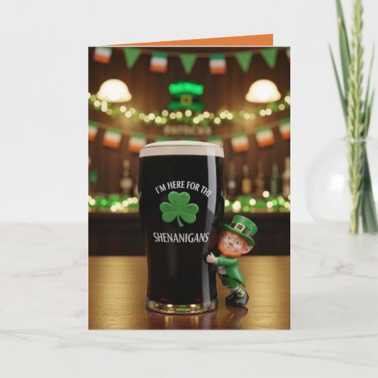 Shenanigans St. Patrick's Day Kaart (Voorkant)