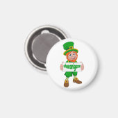 Shenanigans St. Patrick's Day Leprechaun St Pattys Magneet (Voorkant / Achterkant)