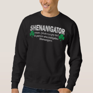 Shenanigans T-shirt, Funny Shenanigator Saint Patr Trui