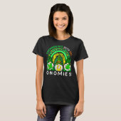 Shenanigans With My Gnomies Rainbow Leopard St Pat T-shirt (Voorkant volledig)