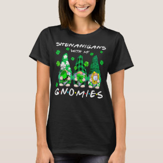 Shenanigans With My Gnomies St Patrick's Day Gnome T-shirt