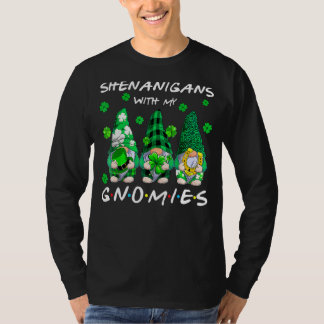 Shenanigans With My Gnomies St Patrick's Day Gnome T-shirt