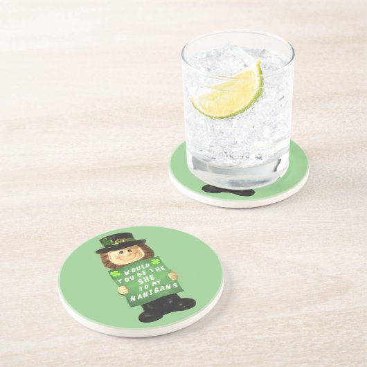 Shenanigans Zandsteen Onderzetter (Zijkant)