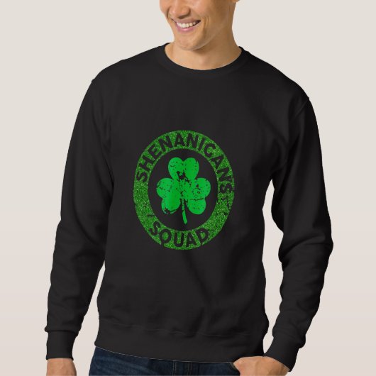 Shenanigansquad Funny St Patrick's Day M Atching G Trui (Voorkant)