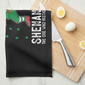 Shenanigator Dabbing St. Patrick's Dag Shenanigans Theedoek (Quarter Fold)