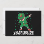 Shenanigator Dabbing St Patrick's Day Shenanigans Kaart (Voorkant)