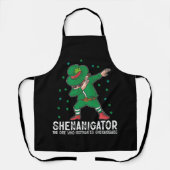 Shenanigator Dabbing St Patrick's Day Shenanigans Schort (Voorkant)
