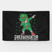 Shenanigator Dabbing St Patrick's Day Shenanigans Spandoek (Horizontaal)
