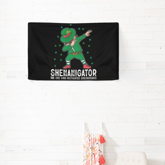Shenanigator Dabbing St Patrick's Day Shenanigans Spandoek (Insitu)