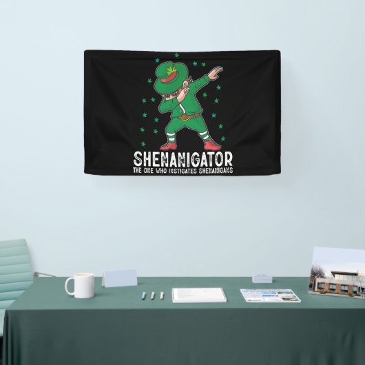 Shenanigator Dabbing St Patrick's Day Shenanigans Spandoek (Beurs)