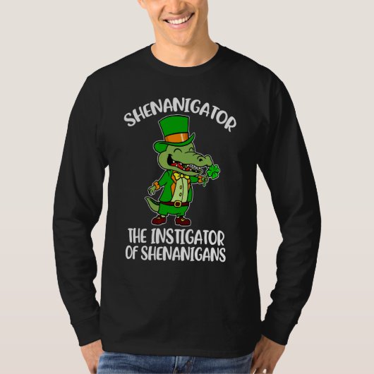 Shenanigator de aanstichter van de shenanigans Fun T-shirt (Voorkant)
