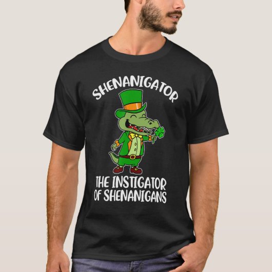 Shenanigator de aanstichter van de shenanigans Fun T-shirt (Voorkant)