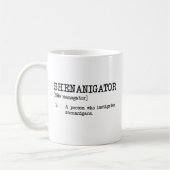 Shenanigator Definition Funny St Patrick's Day Koffiemok (Links)