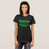 Shenanigator Definition Saint Patrick Day Gif T-shirt (Voorkant volledig)