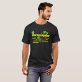 Shenanigator Definition Saint Patrick Day Teacher T-shirt (Voorkant volledig)