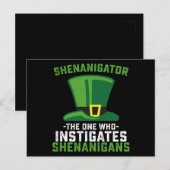 Shenanigator degene die Shenanigans aanzet Briefkaart (Voorkant / Achterkant)