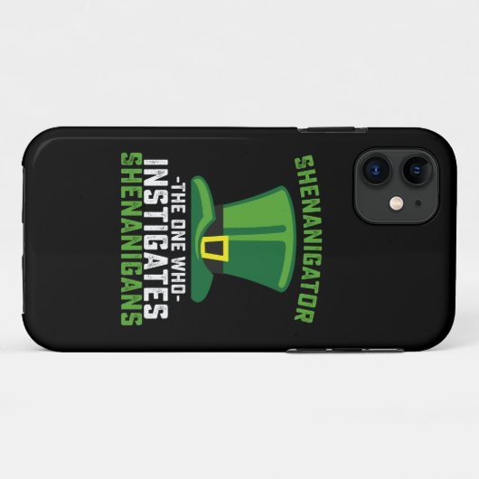 Shenanigator degene die Shenanigans aanzet Case-Mate iPhone Case (Achterkant (horizontaal))