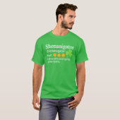 Shenanigator een verpleegster die Shenanigans stim T-shirt (Voorkant volledig)