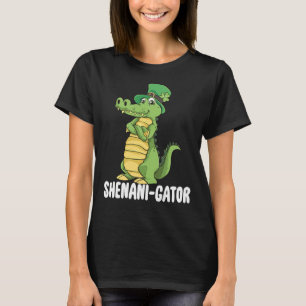 Shenanigator Saint Patrick Day Irish Alligator T-shirt