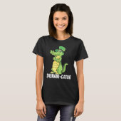 Shenanigator Saint Patrick Day Irish Alligator T-shirt (Voorkant volledig)