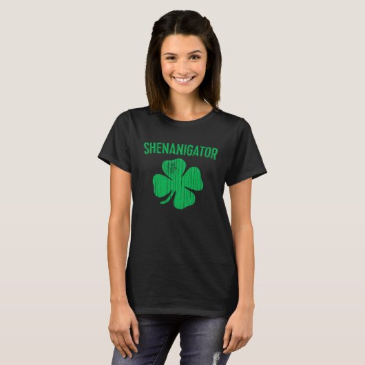 Shenanigator  Saint Patrick Day T-shirt (Voorkant volledig)