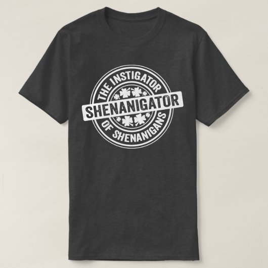 Shenanigator White T-shirt (Design voorkant)