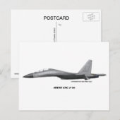 Shenyang J-16 Briefkaart (Voorkant / Achterkant)