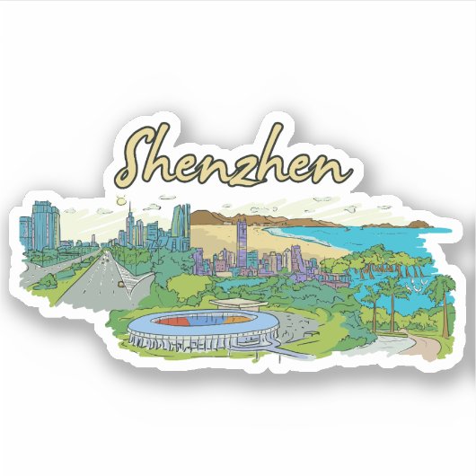 Shenzhen Sticker (Voorkant)