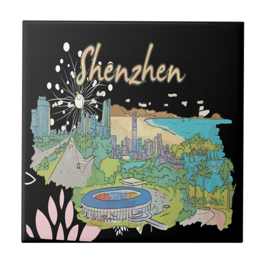 Shenzhen Tegeltje (Voorkant)