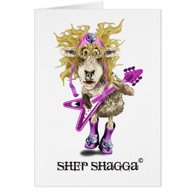 Shep Shagga Rock n Roll schaap (Voorkant)