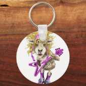 Shep Shagga Rock n Roll schaap Sleutelhanger (Voorkant)