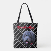 Shepadoddle Onvoorwaardelijke Liefde Happy-go-luck Tote Bag (Achterkant)