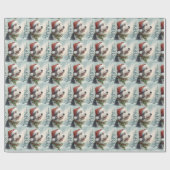 Shepadoodle Christmas Wrapping Paper Cadeaupapier (Vlak)