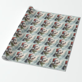 Shepadoodle Christmas Wrapping Paper Cadeaupapier