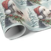 Shepadoodle Kerst Inpakpapier (Rol Hoek)